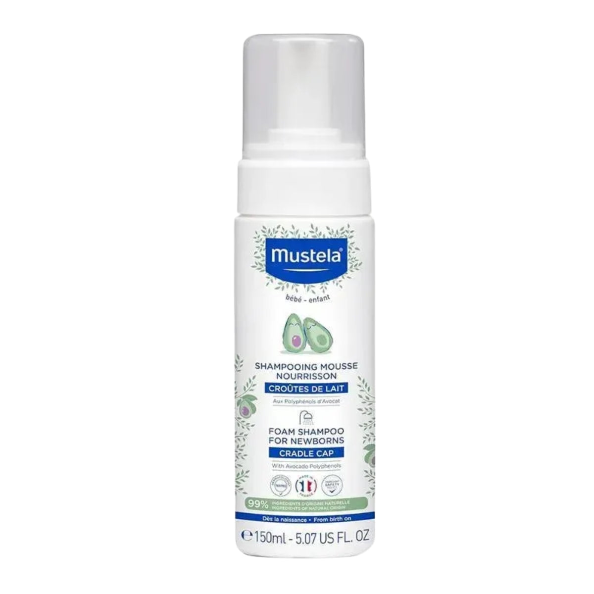 Mustela - Baby Foam Shampoo for Newborns, 5Oz