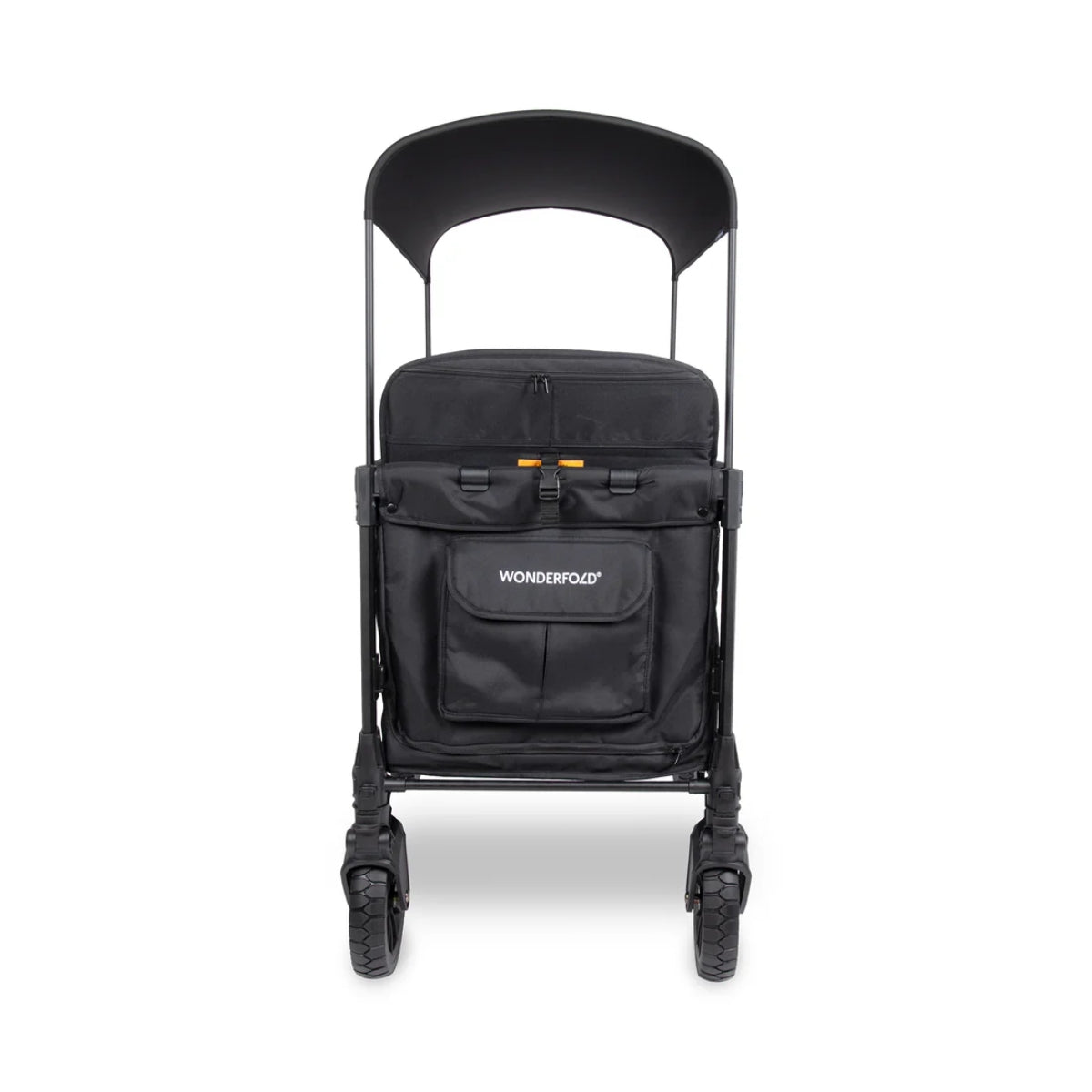 WonderFold W4 Luxe Pro (4 Seater) Stroller Wagon - Jet Black