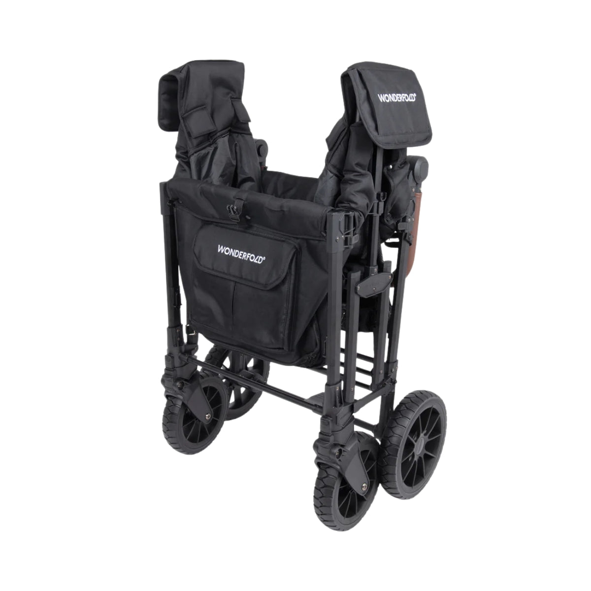 WonderFold W4 Luxe Pro (4 Seater) Stroller Wagon - Jet Black