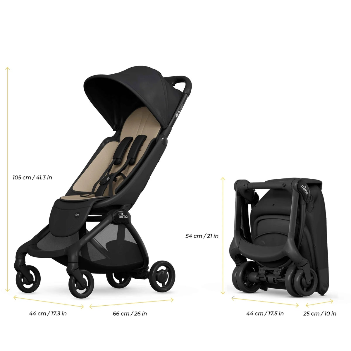 Mima® Miro Stroller - Black