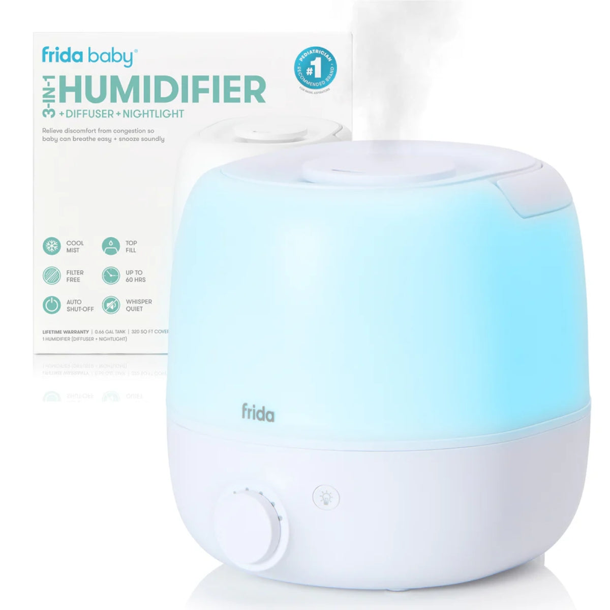 Frida Baby 3-in-1 Humidifier Diffuser & Nightlight 2.0