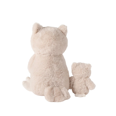 Elegant Baby Mama + Baby Owl Plush Toy Set