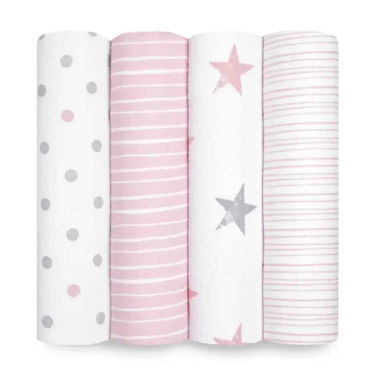 Aden + Anais - 4 Pk Muslin Swaddles, Doll
