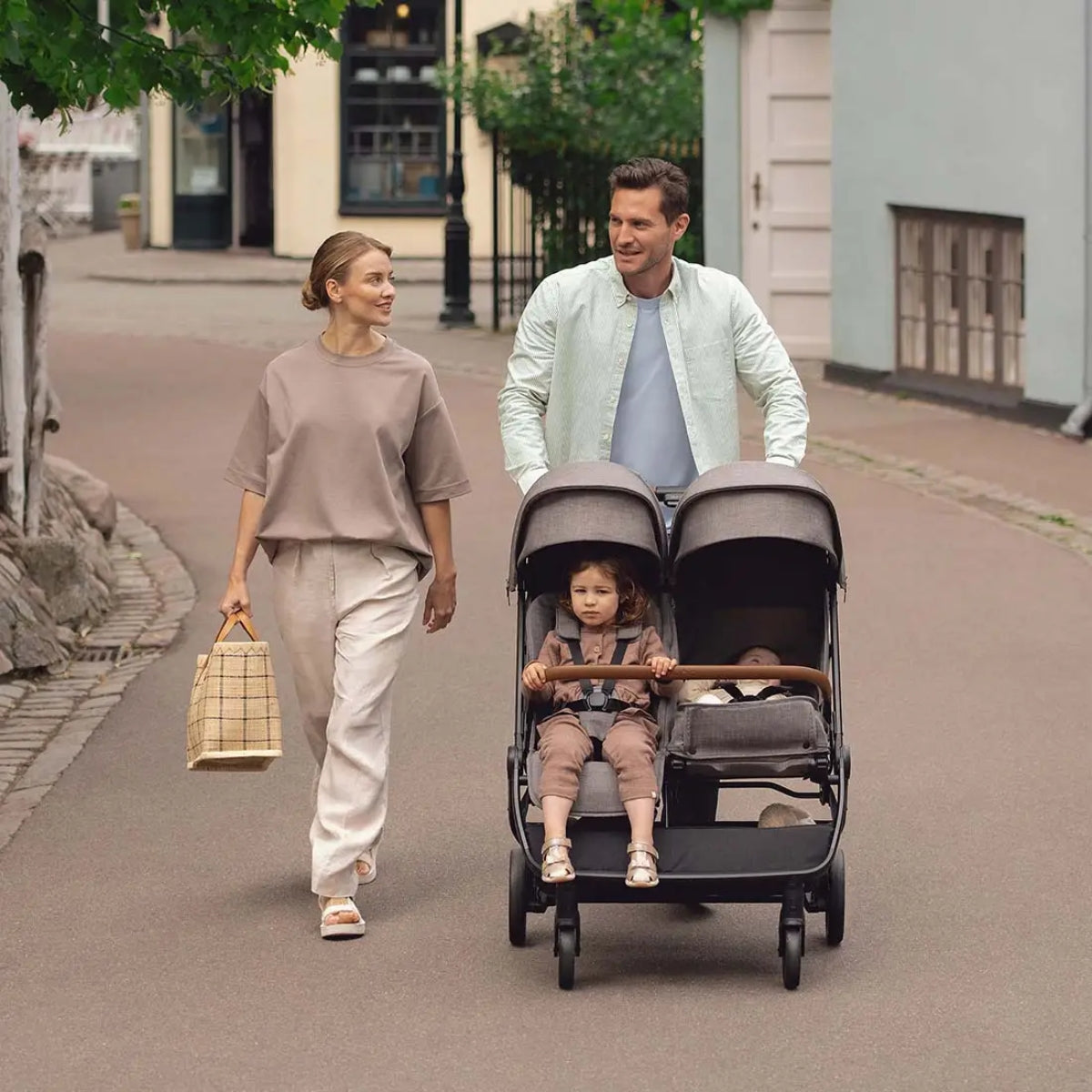 Nuna Trvl Dubl Stroller - Granite