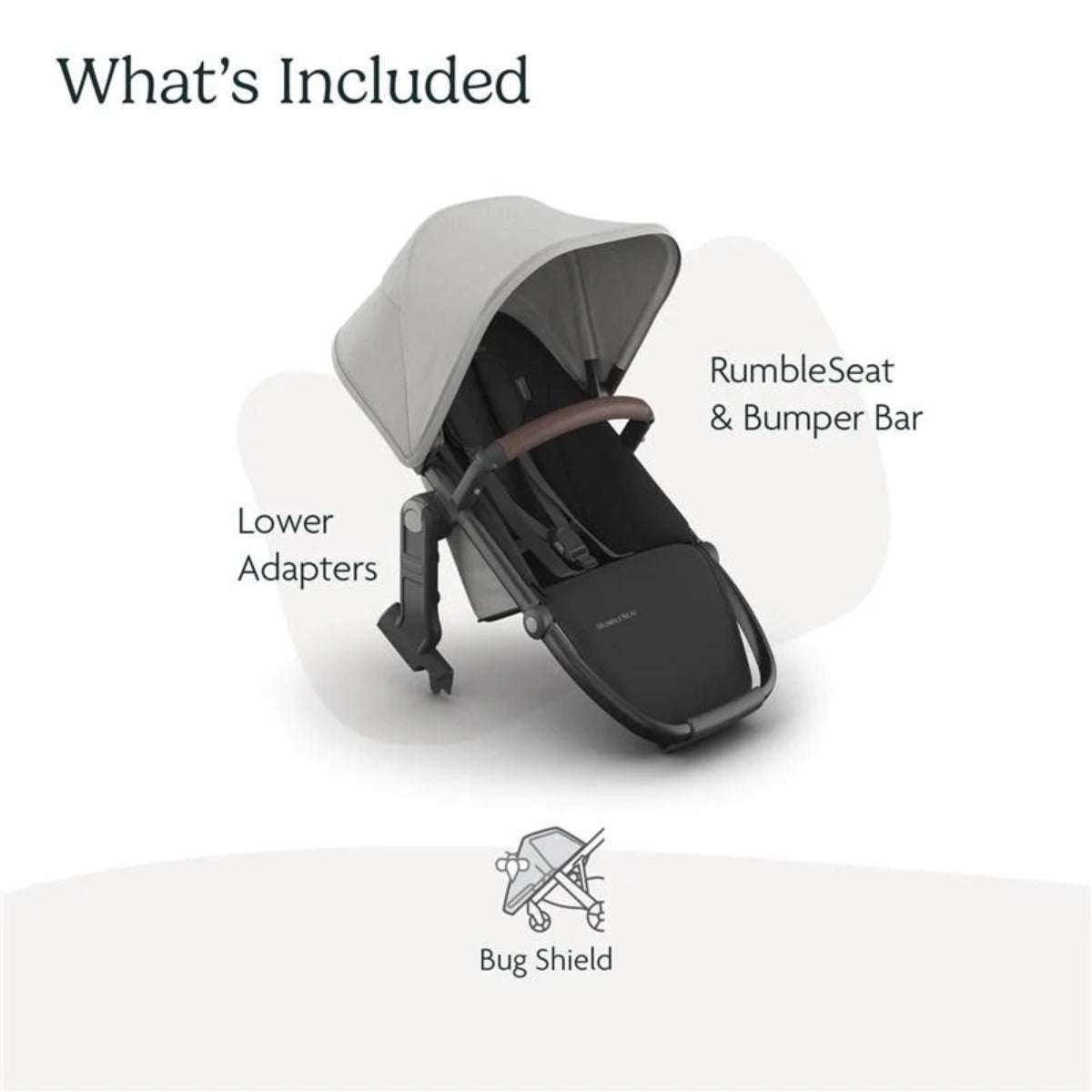 Uppababy Vista V3 RumbleSeat - Savannah