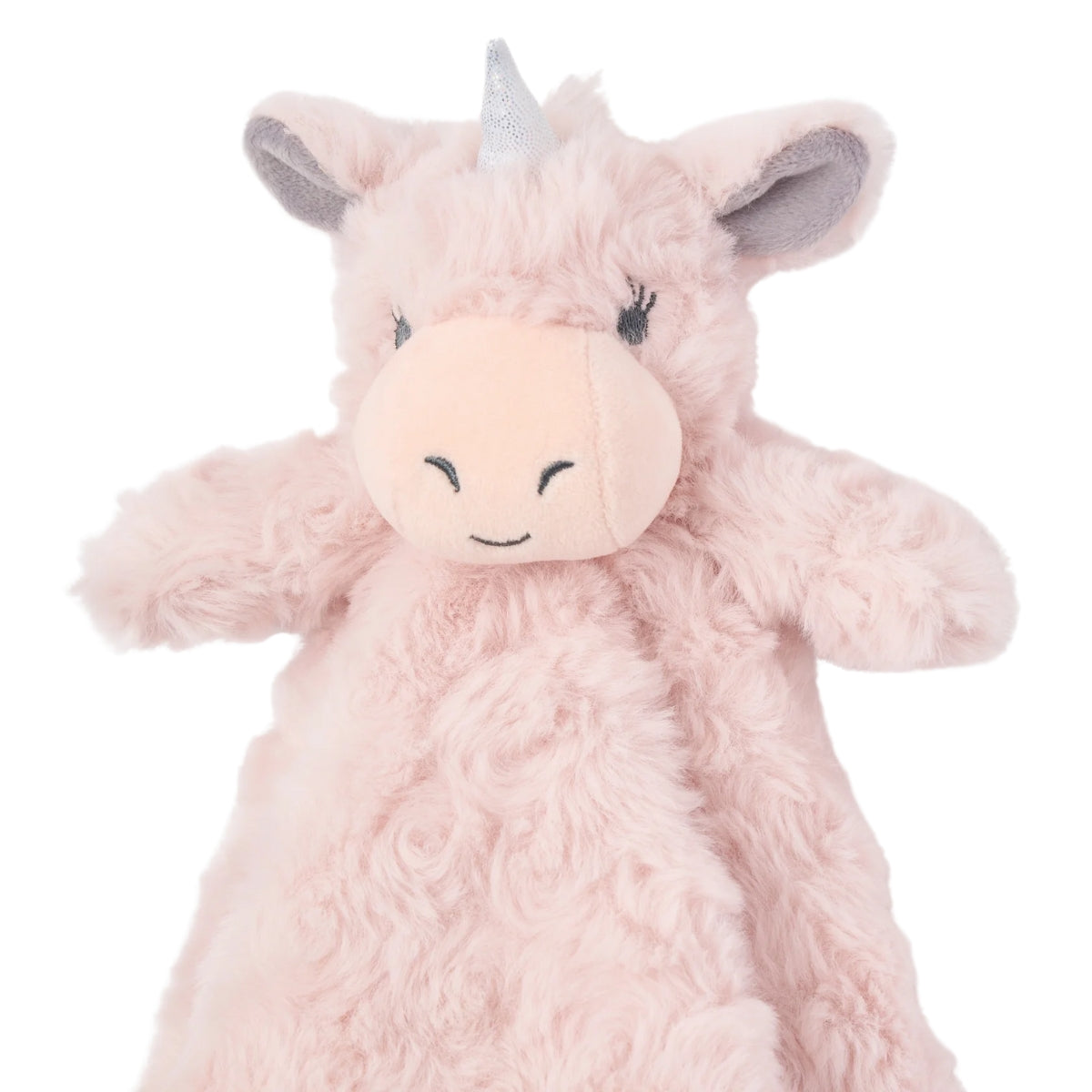 Elegant Baby Pink Unicorn Baby Security Blanket