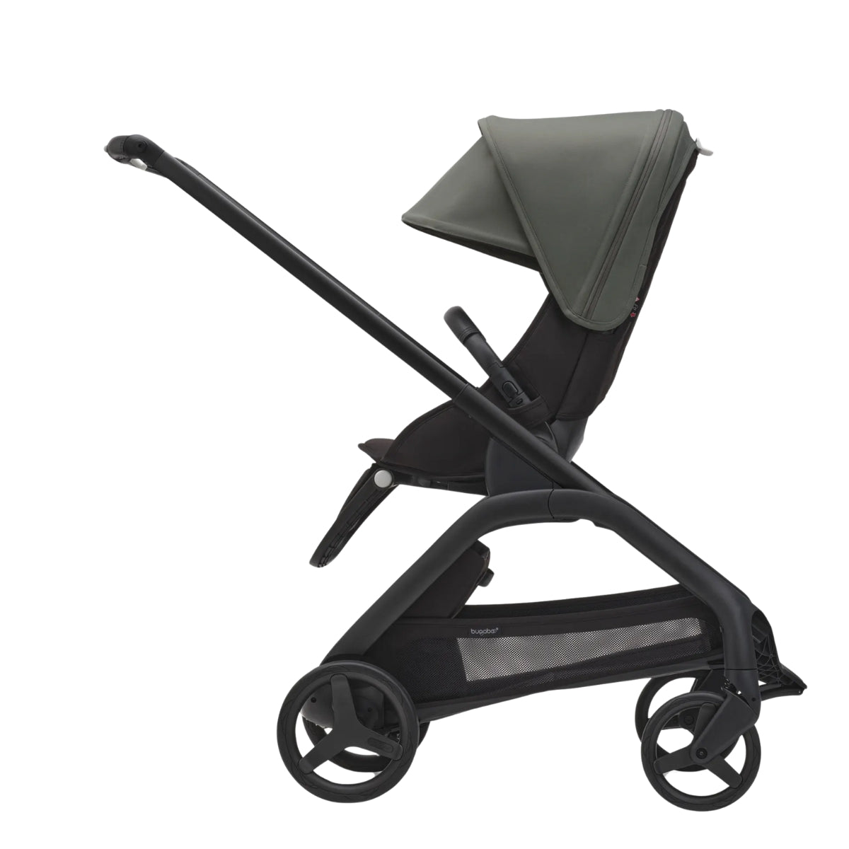 Bugaboo Dragonfly Bassinet And Seat Stroller - Black/Black/Canopy Forest Green