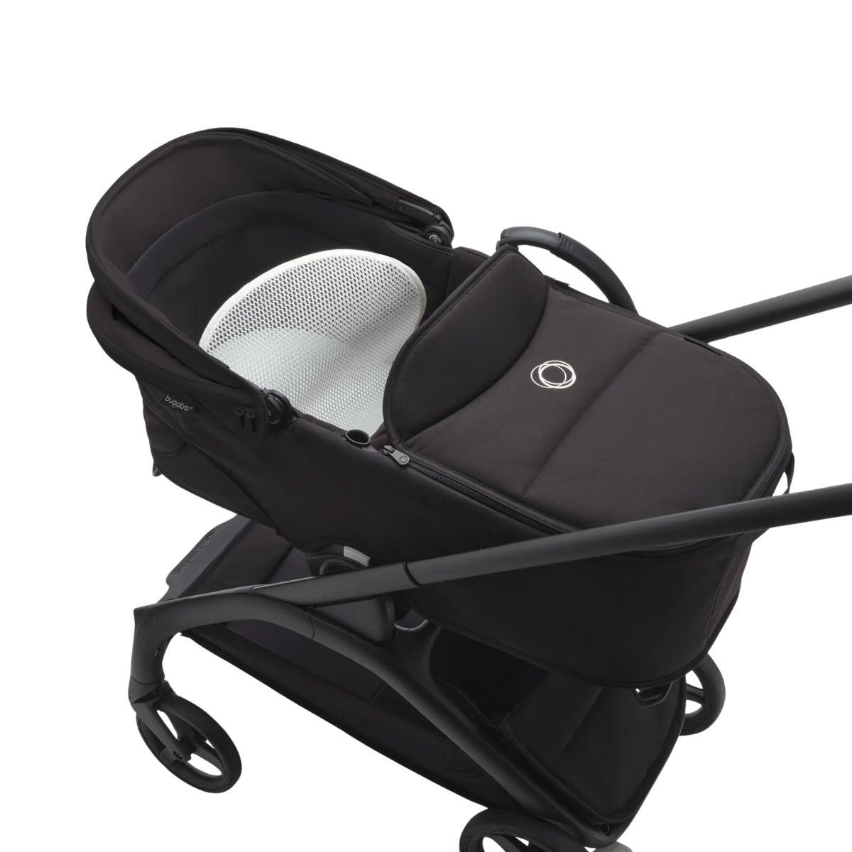 Bugaboo Dragonfly Bassinet And Seat Stroller - Black/Grey Melange/Canopy Grey Melange