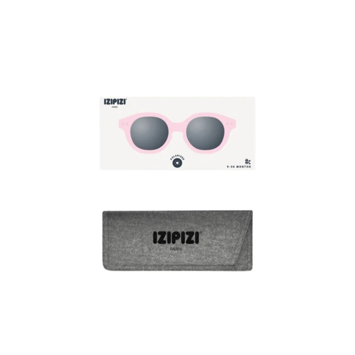 Izipizi Sunglasses Kids 9-36M #C - Pastel Pink