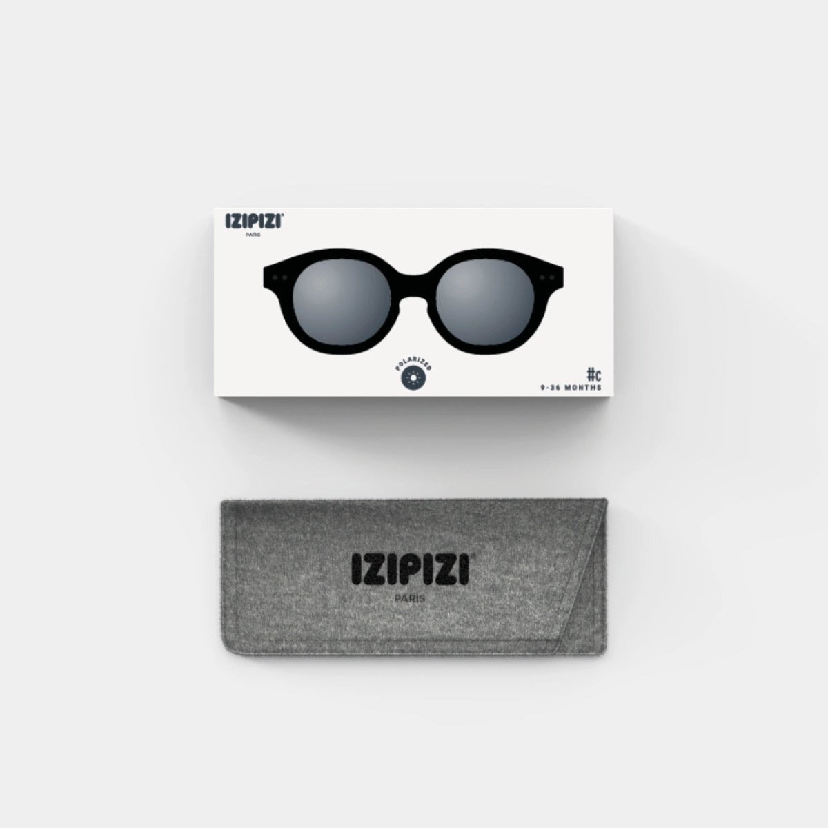 Izipizi Sunglasses Kids 9-36M #C - Black