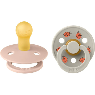 Bibs STUDIO Colour 2 PACK Ladybug - Blush/Sand