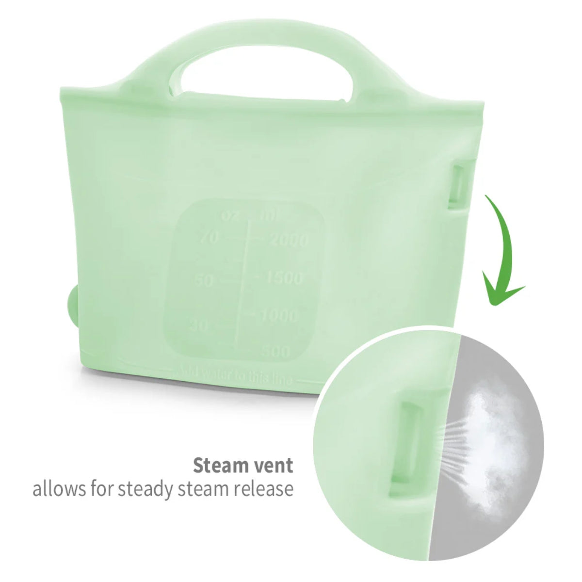 Haakaa Multipurpose Steamer & Steriliser Bag 68oz