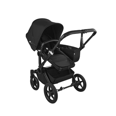 Bugaboo Donkey 5 Mono Bassinet and Seat - All Midnight Black/Black Chassis