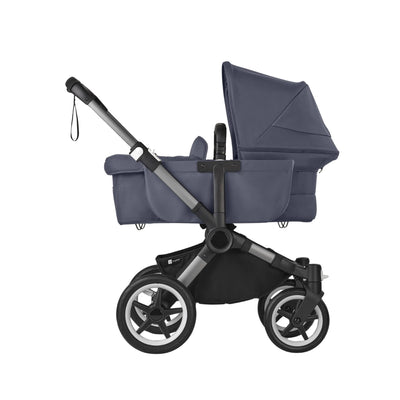 Bugaboo Donkey 5 Mono Bassinet and Seat - All Stormy Blue/Graphite Chassis