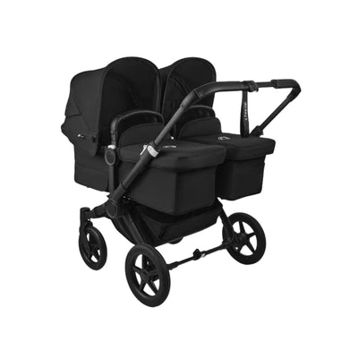 Bugaboo Donkey 5 Twin Bassinet And Stroller - All Midnight Black/Black Chassis