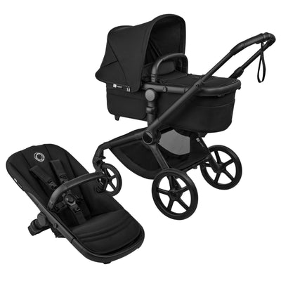 Bugaboo Fox 5 Renew Bassinet And Stroller - Heritage Black/Black Chassis