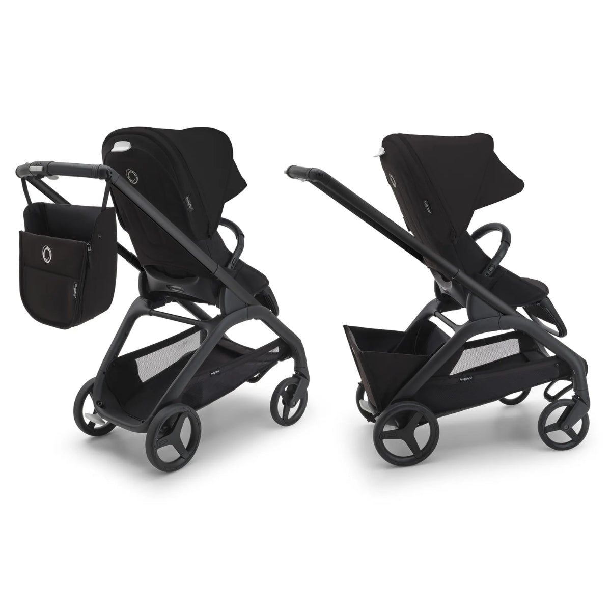 Bugaboo Dragonfly Stroller & Bassinet - All Grey Melange/Frame Black