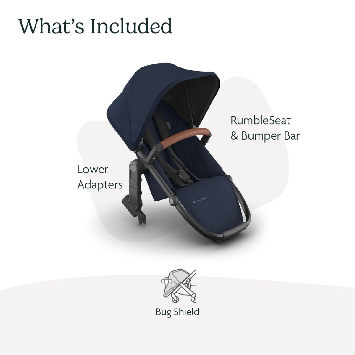 Uppababy Vista V3 RumbleSeat - Noa - Navy