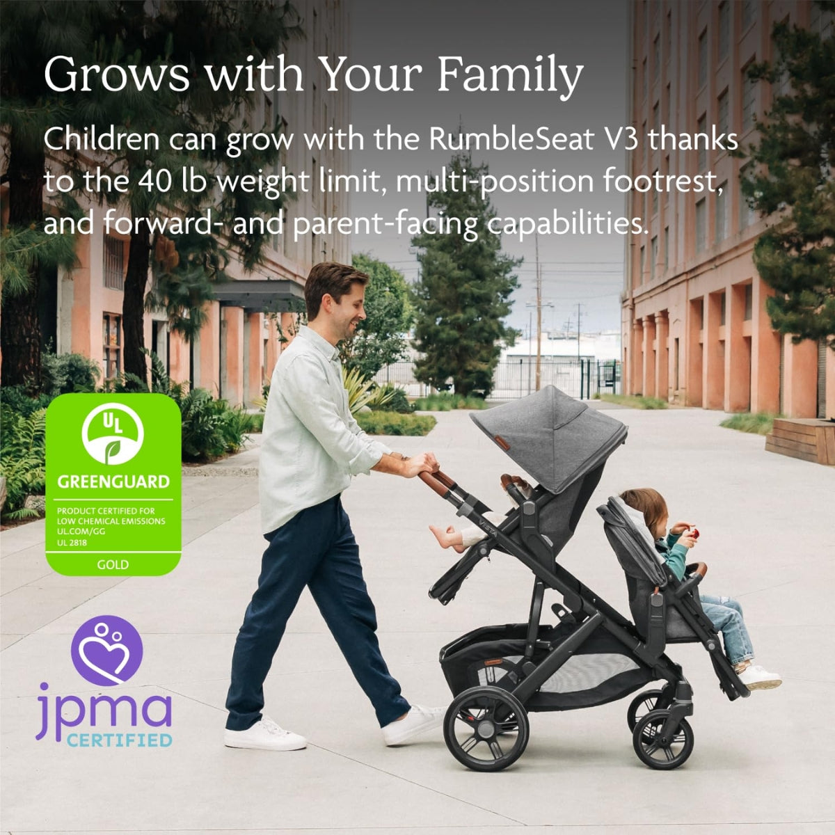 Uppababy Vista V3 RumbleSeat - Noa - Navy