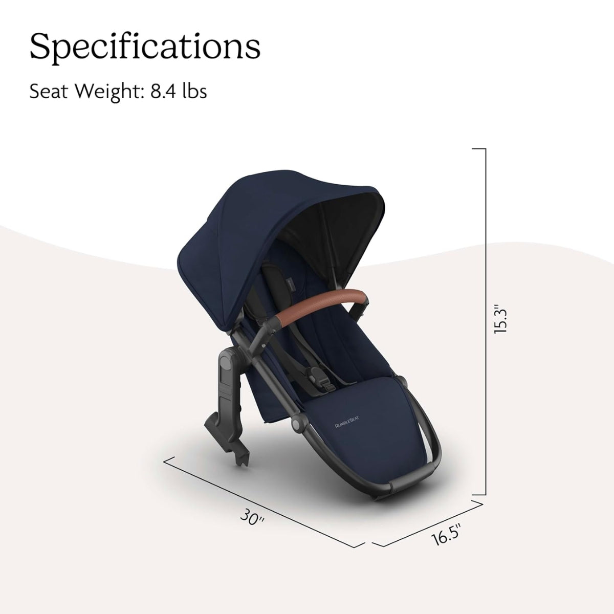 Uppababy Vista V3 RumbleSeat - Noa - Navy