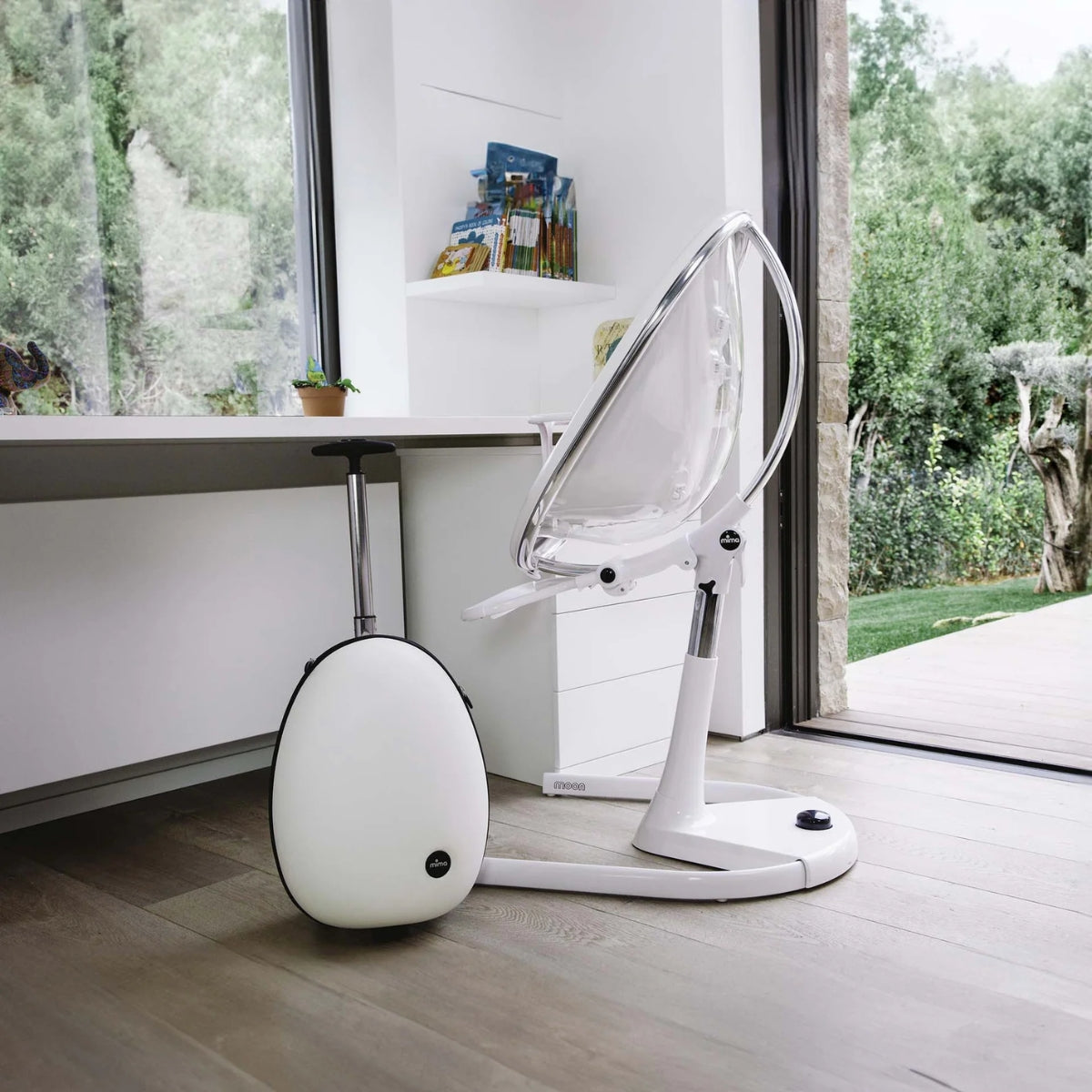 Mima® moon 2G high chair white/camel