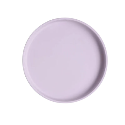 Mushie - Classic Silicone Suction Plate BPA-Free Non-Slip Design Soft Lilac