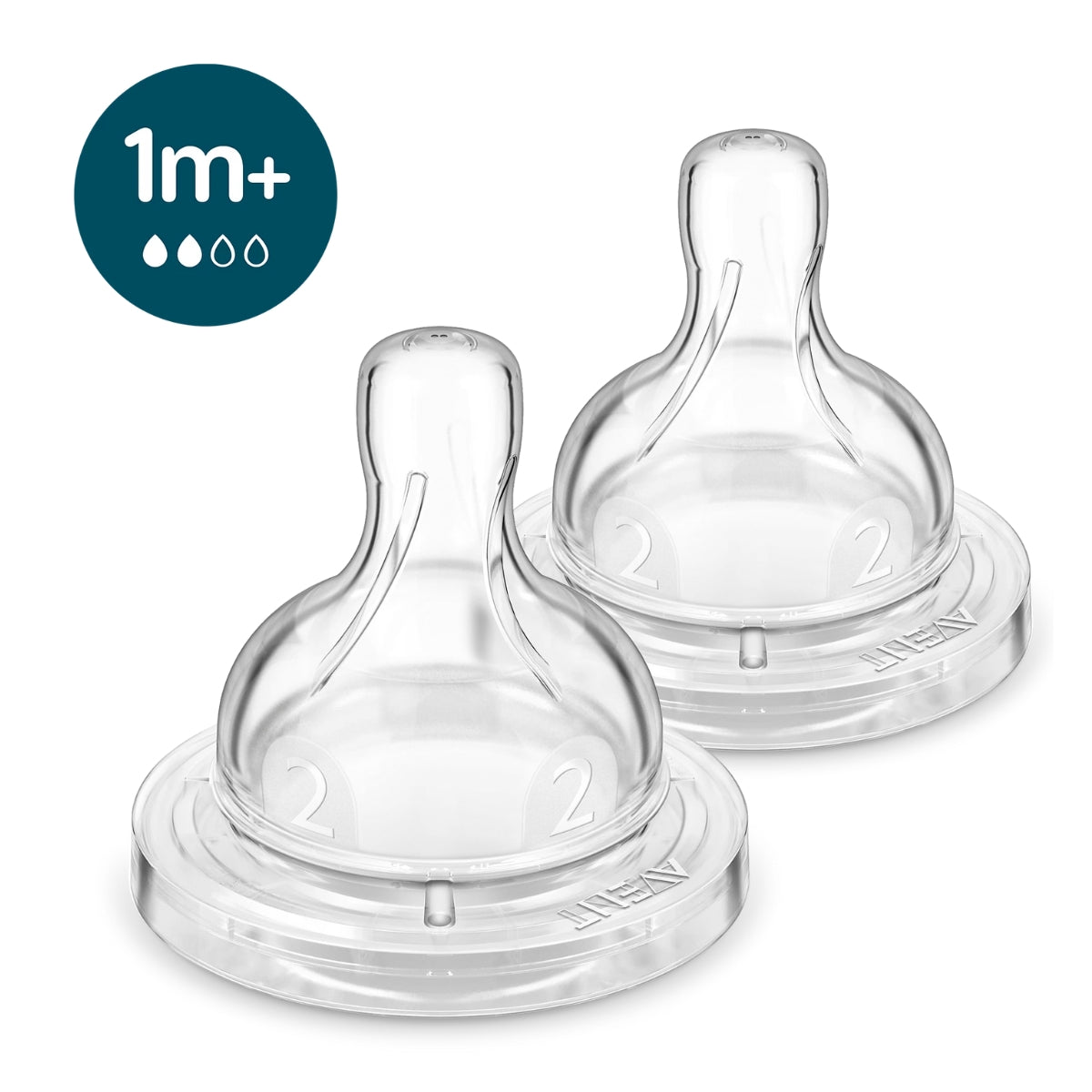 Avent Anti-Colic Baby Bottle Flow 2 Nipple 2Pk