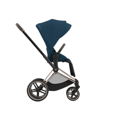Cybex Priam 4 Complete Stroller Rose Gold Mountain Blue
