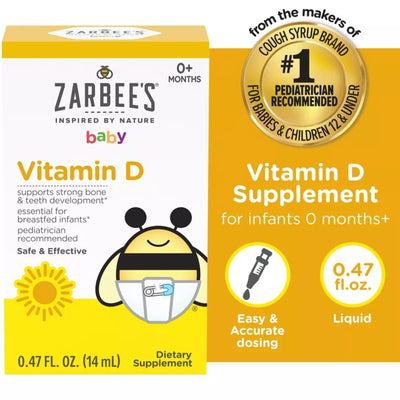 Zarbee's Vitamin D Drops for Infants