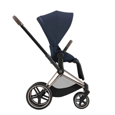 Cybex Priam 4 Complete Stroller Rose Gold Nautical Blue