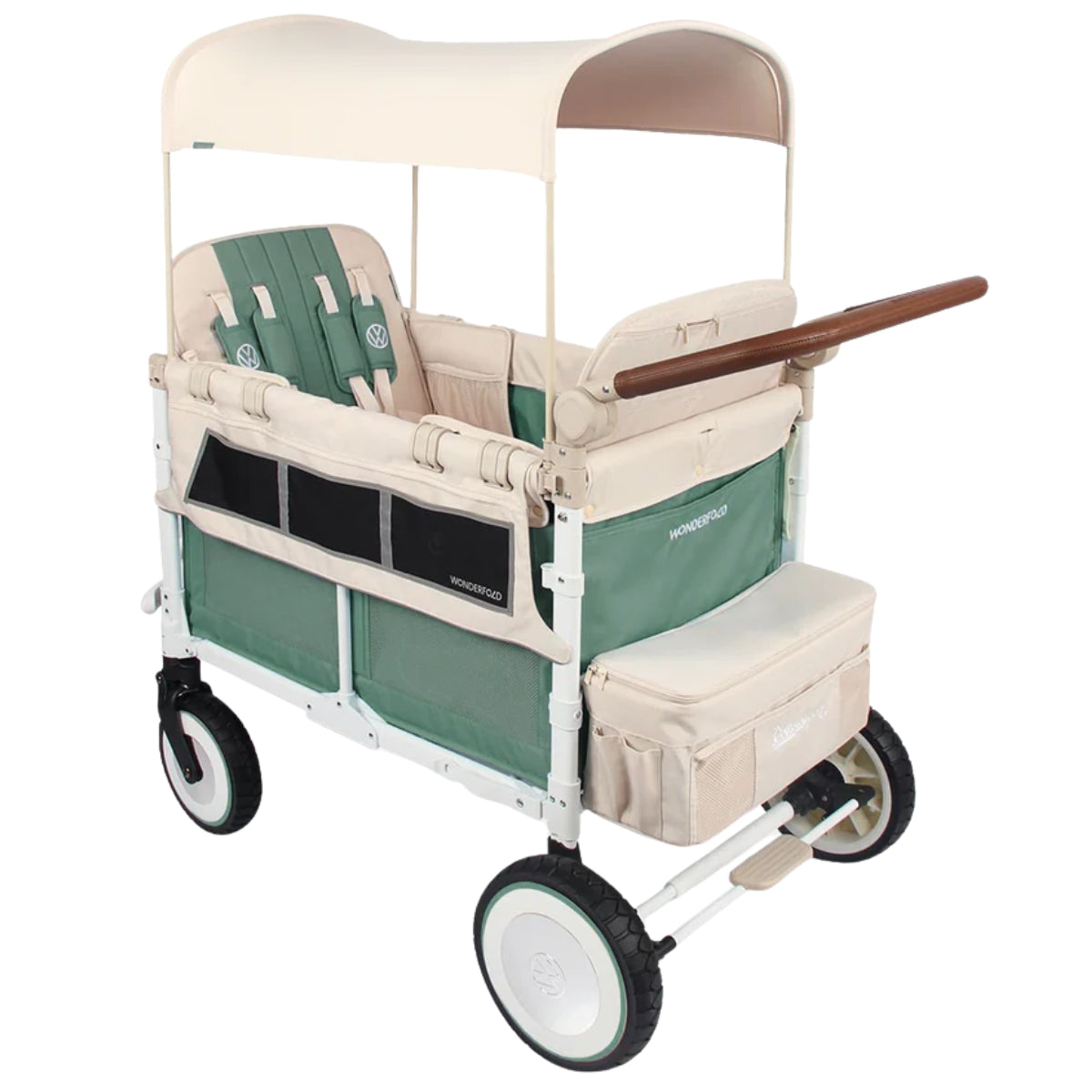 Wonderfold VW4 Volkswagen Stroller Wagon in Sage Green