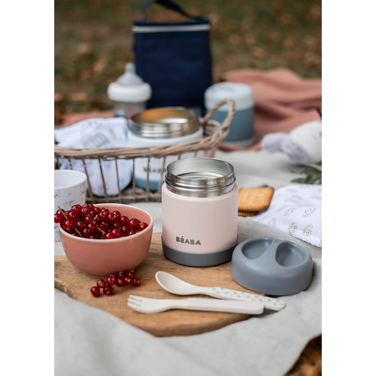 Beaba Stainless Steel 10 oz Jar - Rose