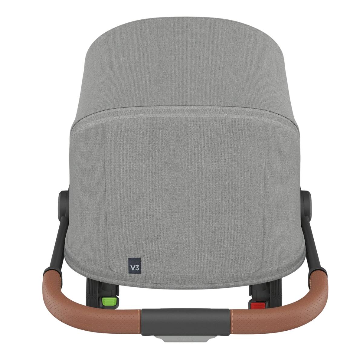 UPPAbaby Minu V3 Compact Stroller - Greyson (Charcoal Melange / Carbon Frame / Saddle Leather)