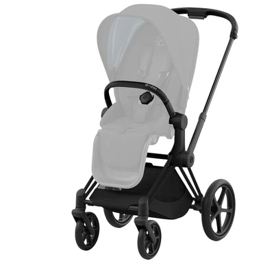 Cybex E-Priam 2 Stroller Frame - Matte Black/Black