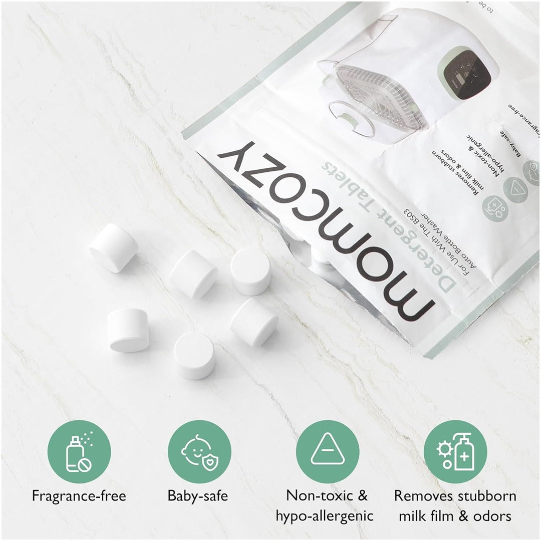 Momcozy Washing Block for KleanPal Pro Baby Bottle Washer, 120 Detergent Tablets