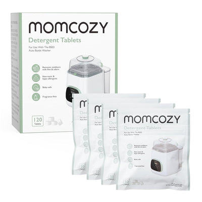Momcozy Washing Block for KleanPal Pro Baby Bottle Washer, 120 Detergent Tablets