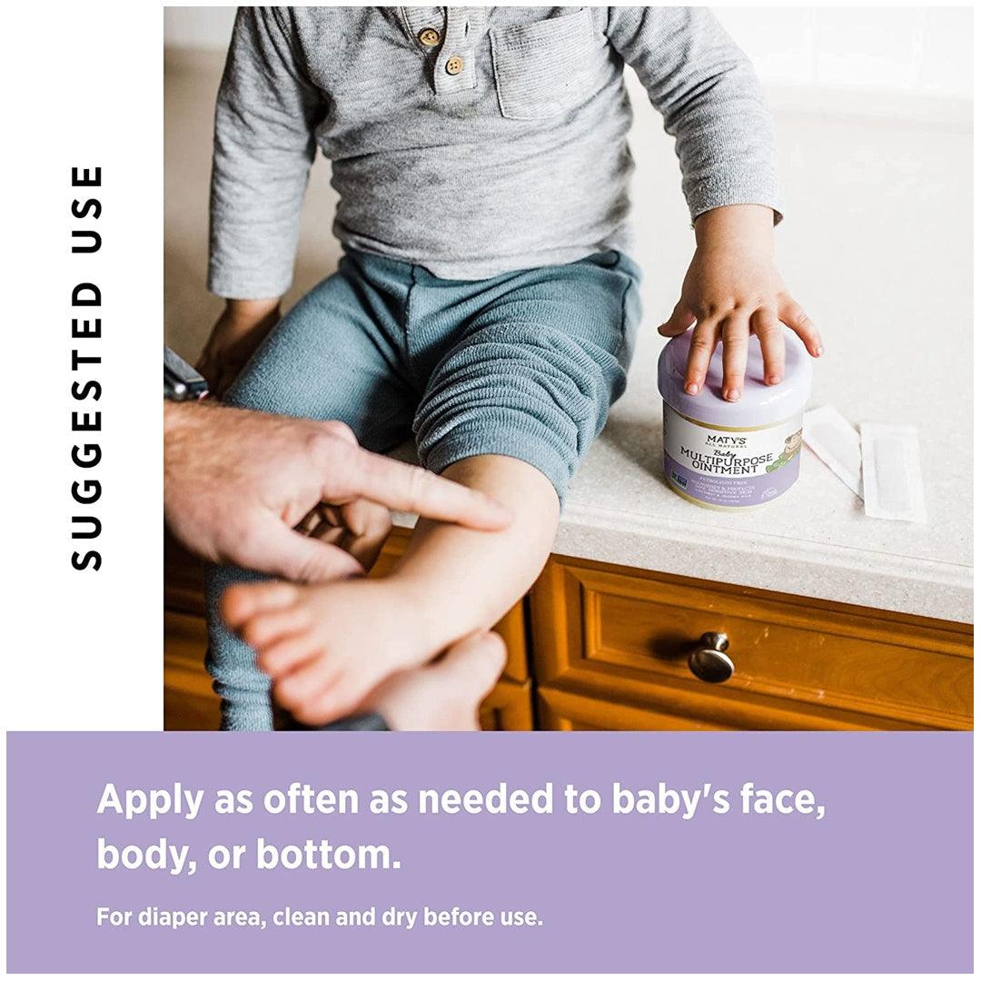 Pomada Multifuncional Orgânica Natural Maty's Para Prevenção De Assaduras 280Gr - Maty's Babytunes
