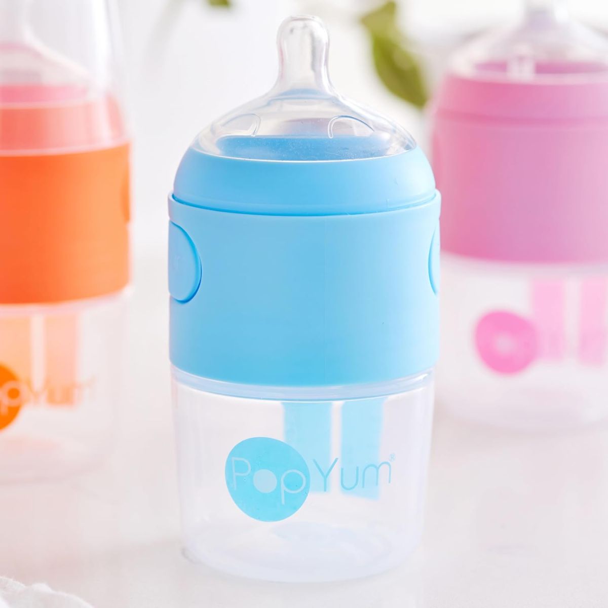 PopYum Stage 3 Fast Flow Nipple, 2-Pack 6M+