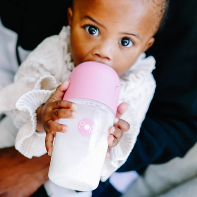 Popyum Anti-Colic Formula Making Baby Bottle 2Pk, 9 Oz - Pastel Pink