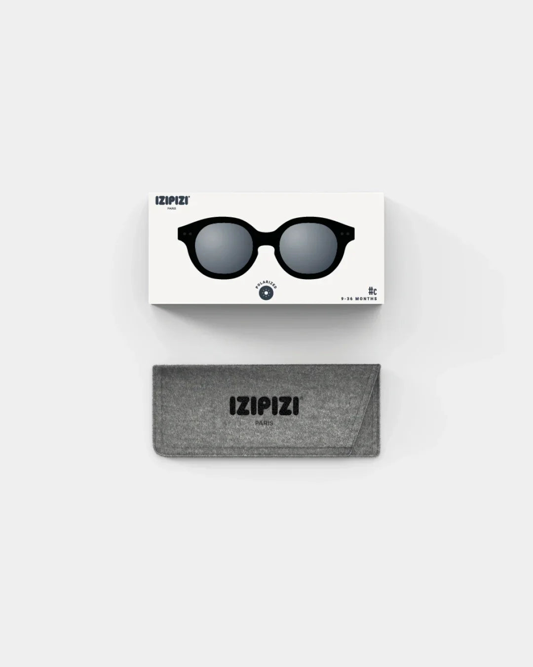Izipizi Sunglasses Kids 9-36M #C - Black