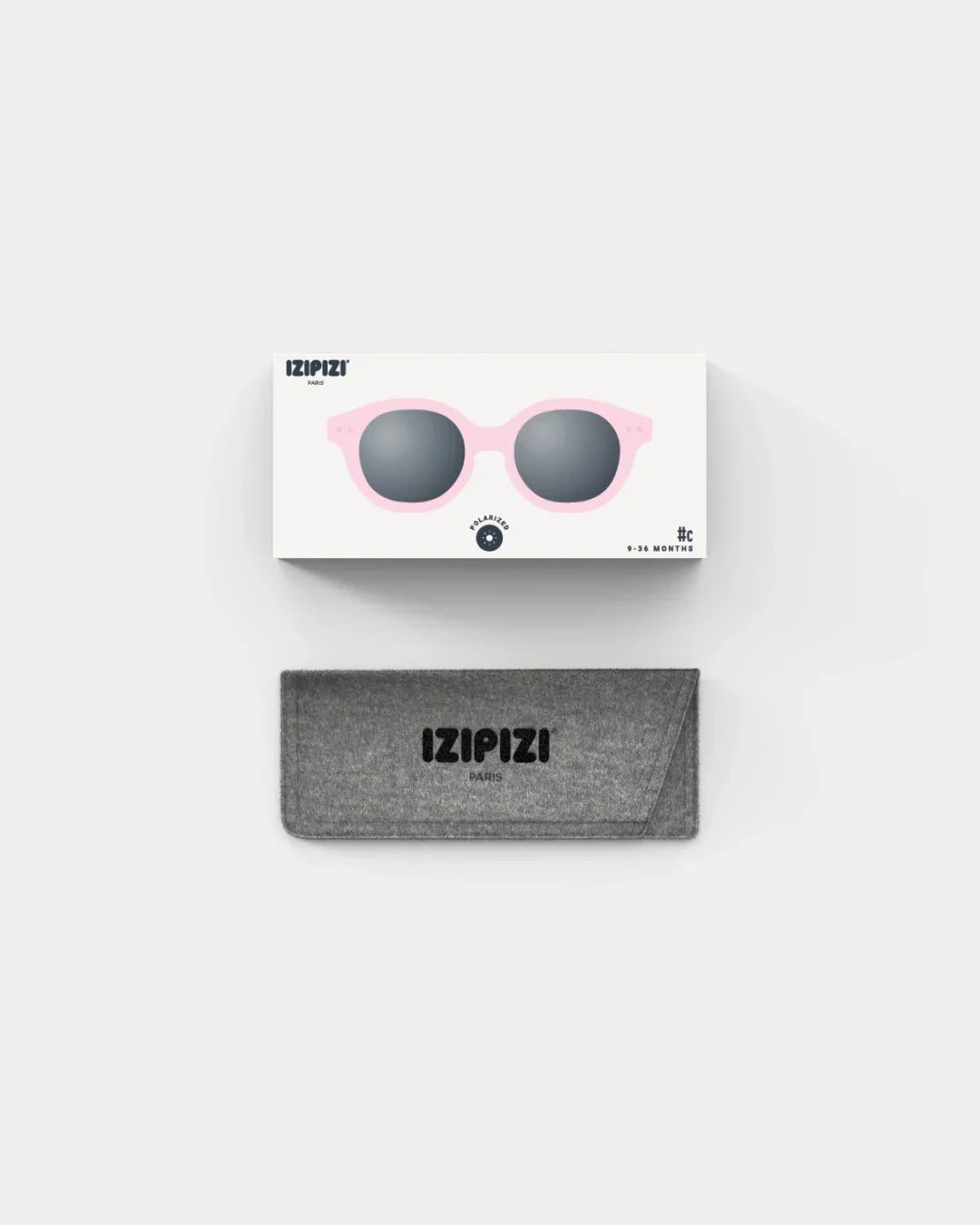 Izipizi Sunglasses Kids 9-36M #C - Pastel Pink