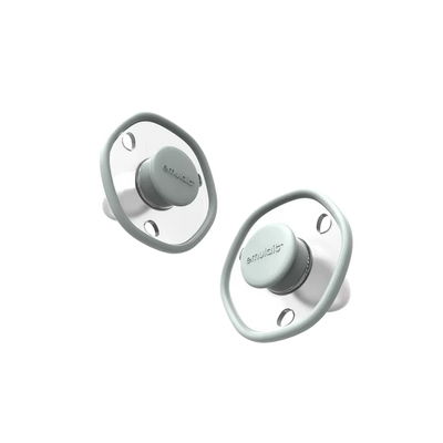 The Emulait Pacifier 2-Pack Sage 0-6M