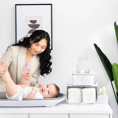 Ubbi Tabletop Diaper Caddy - White
