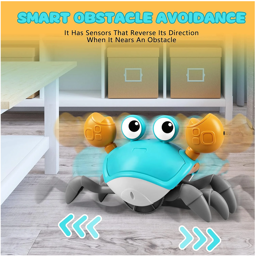 Control future Crawling Crab Baby Toy - Green