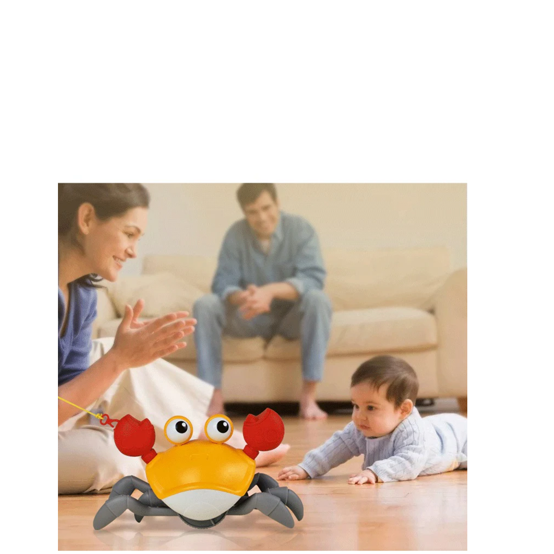 Control future Crawling Crab Baby Toy - Green