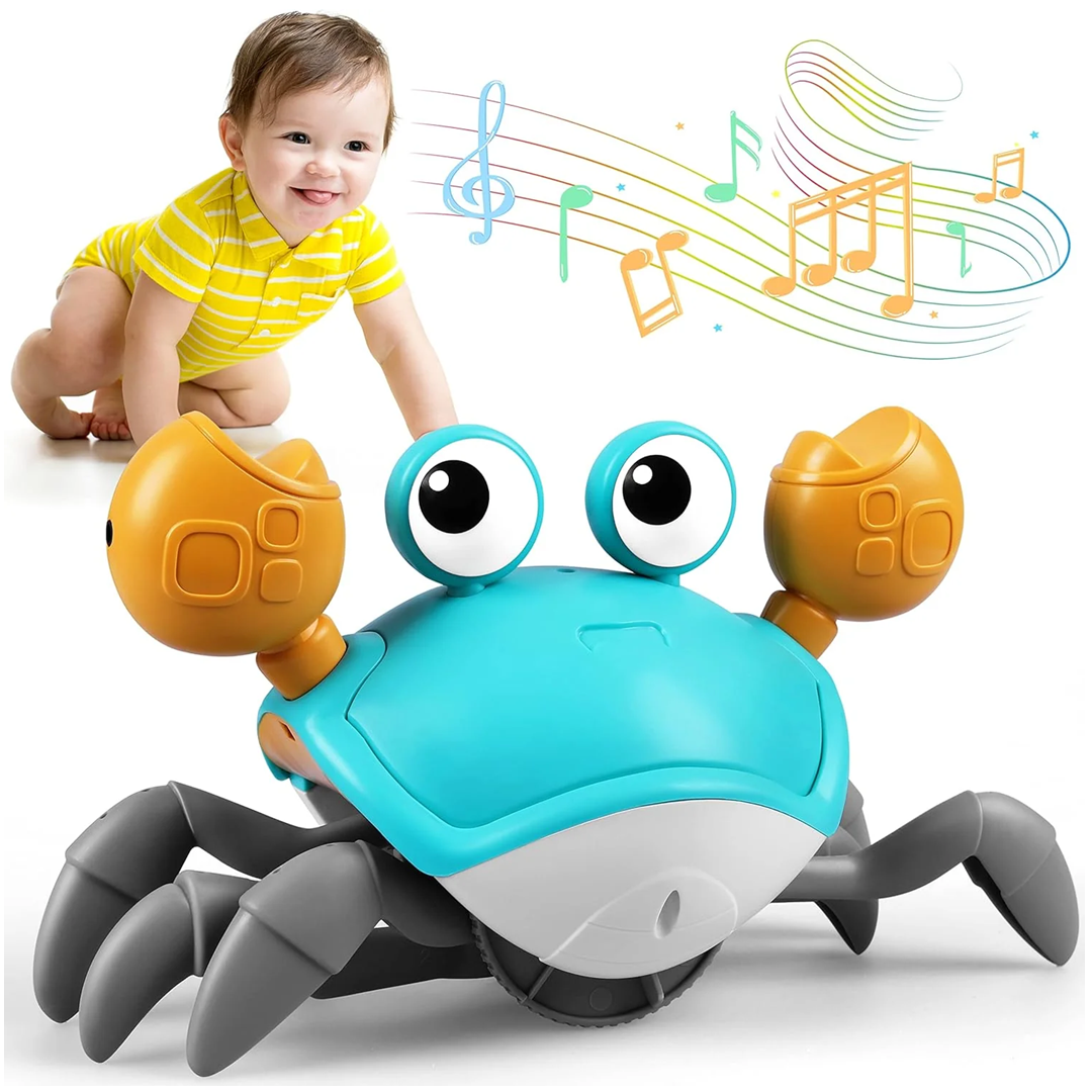 Control future Crawling Crab Baby Toy - Green