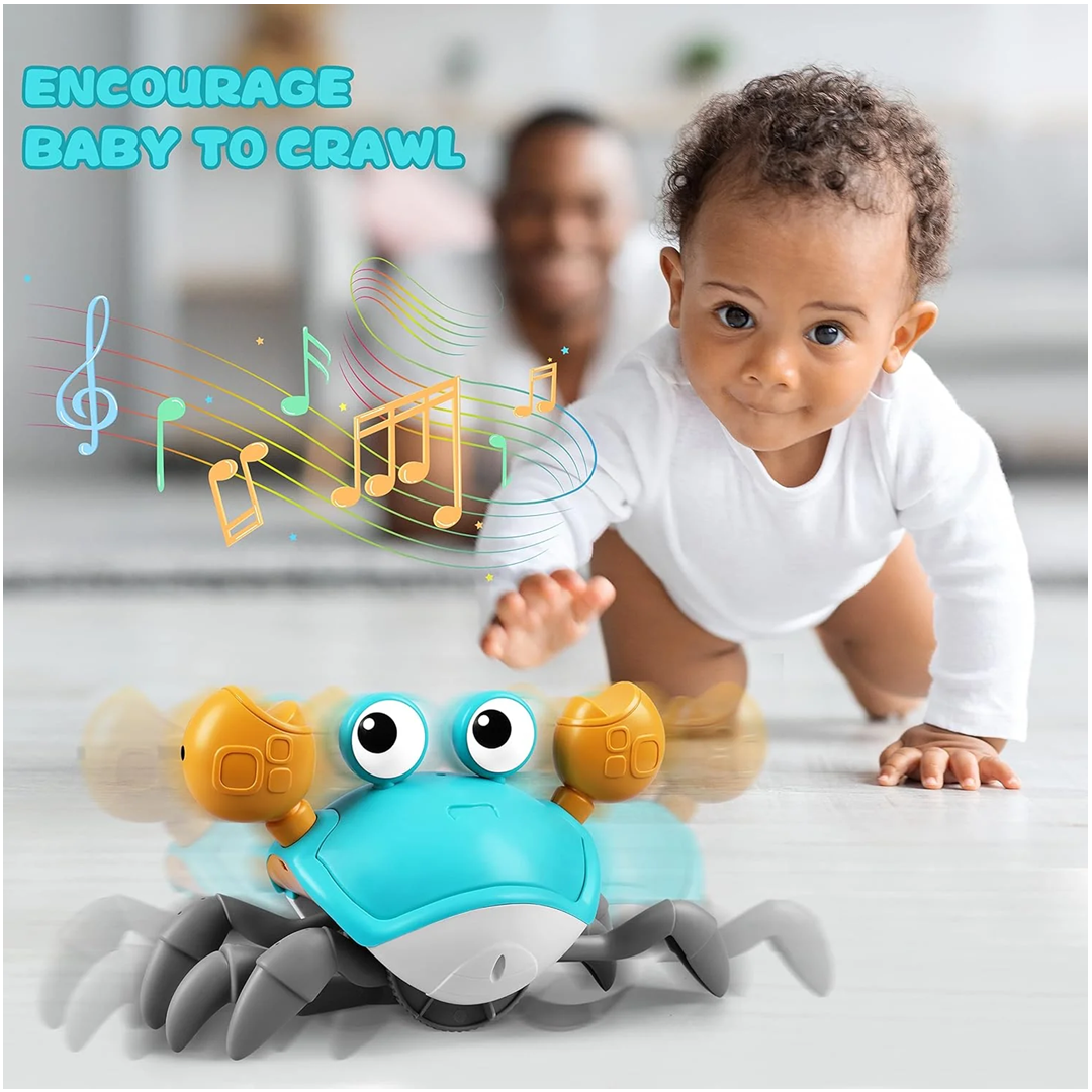 Control future Crawling Crab Baby Toy - Green