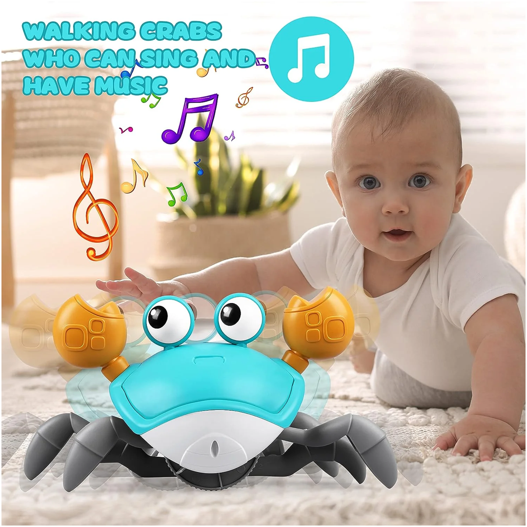 Control future Crawling Crab Baby Toy - Green