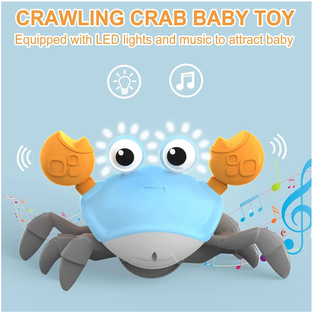 Control future Crawling Crab Baby Toy - Green
