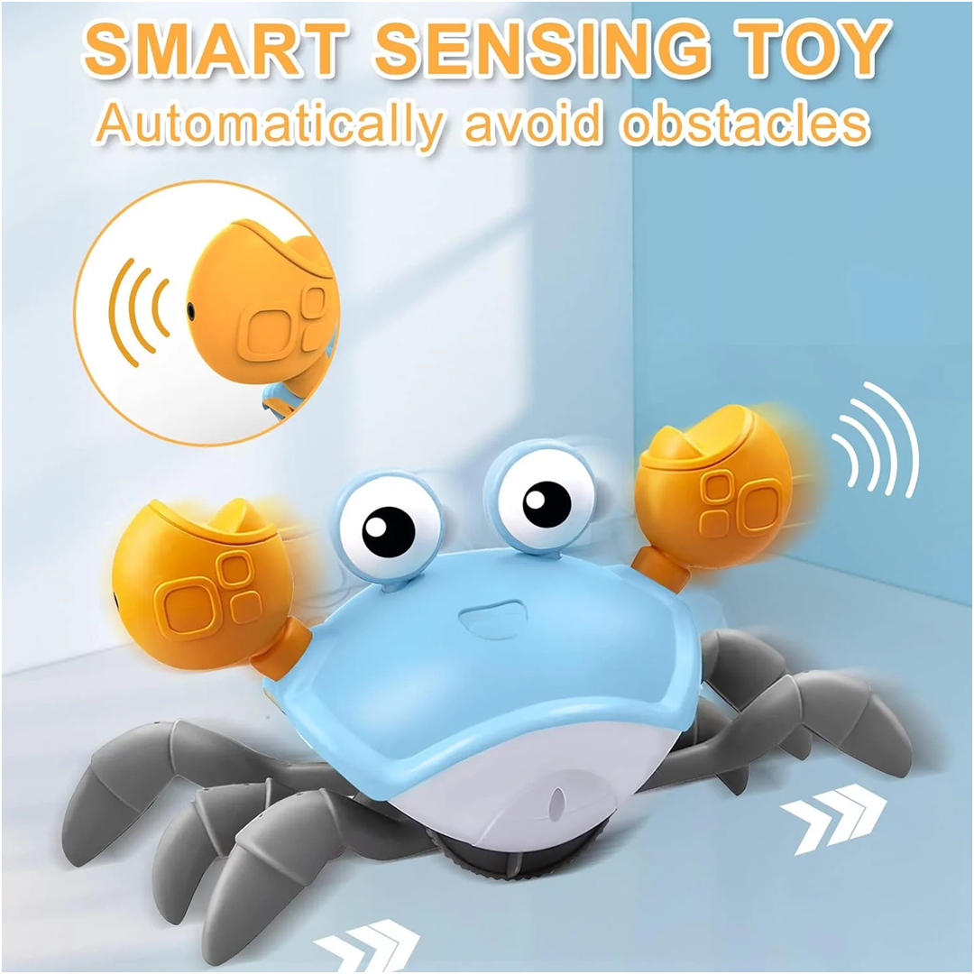 Control future Crawling Crab Baby Toy - Green